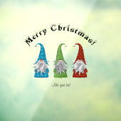 サンタクロースと格言イラストレーション ウィンドウサイン (シート3)