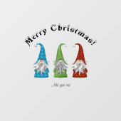 サンタクロースと格言イラストレーション ウィンドウサイン (シート)