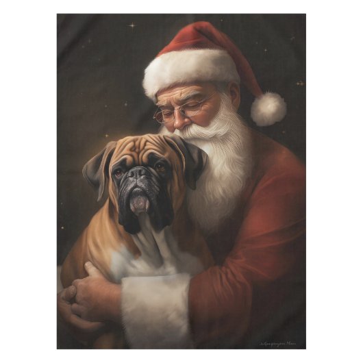 サンタクロースと楽しむクリスマス テーブルクロス (正面)