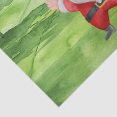 サンタクロースと犬のラッピングとゴルフクリスマス 薄葉紙 (詳細)