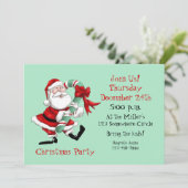 サンタクロースと甘い杖 招待状 (スタンド正面)