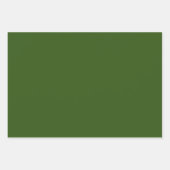 サンタクロースと赤い車の上にゴルフクリスマスツリー ラッピングペーパーシート (正面2)