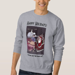 サンタクロースにチケットの基本スウェットシャツを着る スウェットシャツ