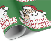 サンタクロースに大きいパッケージがあります ラッピングペーパー (ロールコーナー)