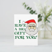 サンタクロースに大きな贈り物を シーズンポストカード (スタンド正面)