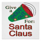 サンタクロースに大声で叫ぶ ポスター (正面)