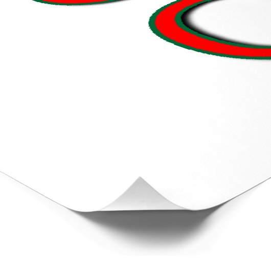 サンタクロースに大声で叫ぶ ポスター (コーナー)