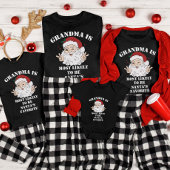 サンタクロースに最も近いカスタムクリスマスおもしろいグループ Tシャツ