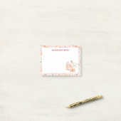 サンタクロースに贈るかわいい手紙とメールのクリスマスパターン ポストイット (デスク上)