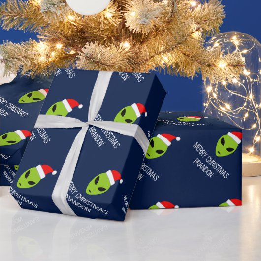 サンタクロースのおもしろいな外国のクリスマスの包装紙 ラッピングペーパー (クリスマス)