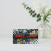 サンタクロースのおもしろいまたはプロフェッショナル用の名刺 名刺 (スタンド正面)