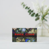 サンタクロースのおもしろいまたはプロフェッショナル用の名刺 名刺 (スタンド正面)