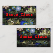 サンタクロースのおもしろいまたはプロフェッショナル用の名刺 名刺 (正面/裏面)