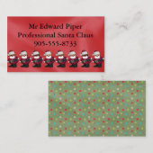 サンタクロースのための名刺 名刺 (正面/裏面)