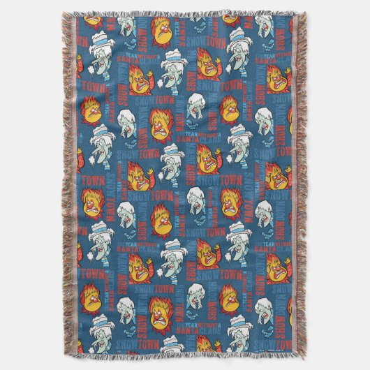 サンタクロースのない年™スノータウンが大盛況 スローブランケット (正面縦)