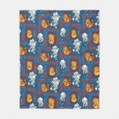 サンタクロースのない年™スノータウンが大盛況 フリースブランケット (正面)