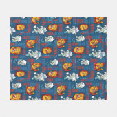 サンタクロースのない年™スノータウンが大盛況 フリースブランケット (正面(横))