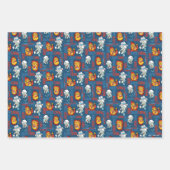 サンタクロースのない年™スノータウンが大盛況 ラッピングペーパーシート (正面)