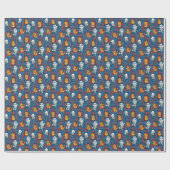 サンタクロースのない年™スノータウンが大盛況 ラッピングペーパー (フラット)