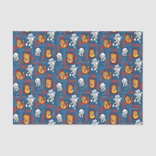 サンタクロースのない年™スノータウンが大盛況 薄葉紙 (正面)