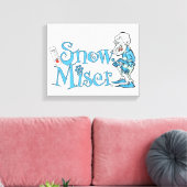サンタクロースのない年™ |スノーミザー キャンバスプリント (インサイチュ (リビング))
