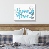 サンタクロースのない年™ |スノーミザー キャンバスプリント (インサイチュ (寝室))