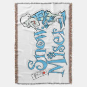 サンタクロースのない年™ |スノーミザー スローブランケット (正面縦)