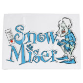 サンタクロースのない年™ |スノーミザー ラージペーパーバッグ (正面)