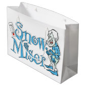 サンタクロースのない年™ |スノーミザー ラージペーパーバッグ (裏面アングル)