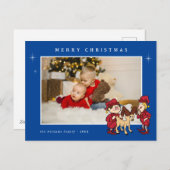 サンタクロースのない年™ |ハッピーホリデーH シーズンポストカード (正面/裏面)