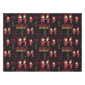 サンタクロースのない年™ |小妖精や小人パターン テーブルクロス (正面(横))