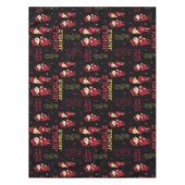 サンタクロースのない年™ |小妖精や小人パターン テーブルクロス (正面)