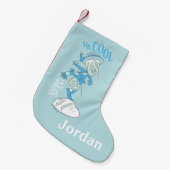 サンタクロースのない年 |氏カッコいい スモールクリスマスストッキング (正面 (吊り時))