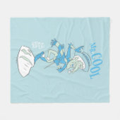 サンタクロースのない年 |氏カッコいい フリースブランケット (正面(横))