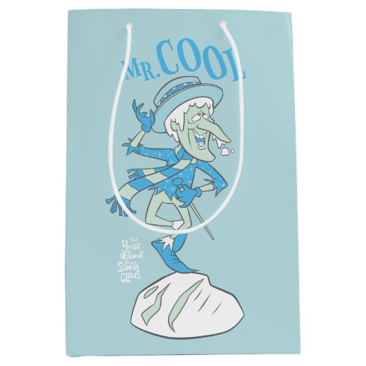 サンタクロースのない年 |氏カッコいい ミディアムペーパーバッグ (正面)