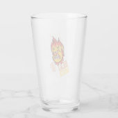 サンタクロースのない年™熱ミッサーが煙を上げる タンブラーグラス (裏面)