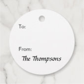 サンタクロースのない年™熱ミッサーが煙を上げる フェイバータグ (裏面)