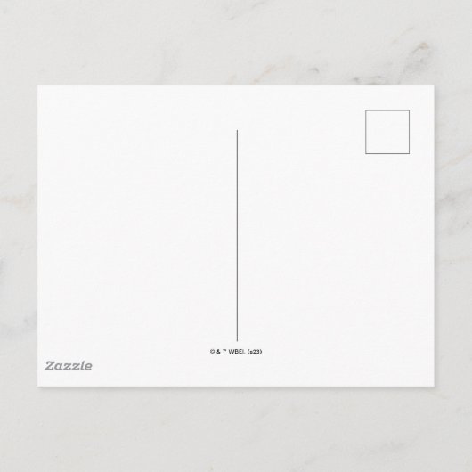 サンタクロースのない年™熱ミッサーが煙を上げる ポストカード (裏面)