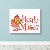 サンタクロースのない年™ |熱検知器 キャンバスプリント (インサイチュ (ウッドフロア))
