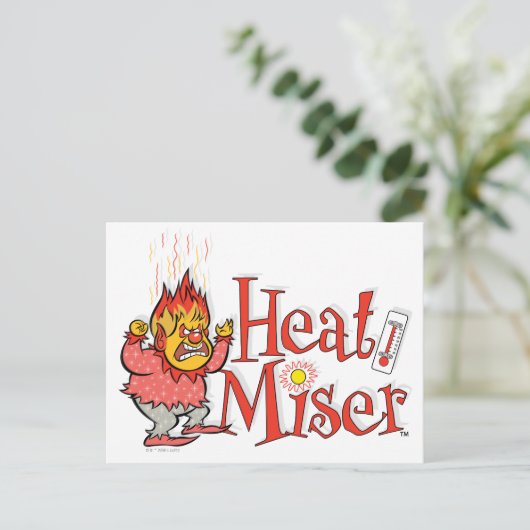 サンタクロースのない年™ |熱検知器 シーズンポストカード (スタンド正面)