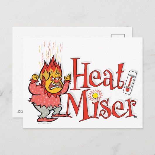 サンタクロースのない年™ |熱検知器 シーズンポストカード (正面/裏面)