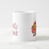 サンタクロースのない年™ |熱検知器 ジャンボコーヒーマグカップ (正面)