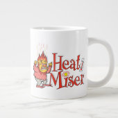 サンタクロースのない年™ |熱検知器 ジャンボコーヒーマグカップ (右)