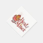 サンタクロースのない年™ |熱検知器 スタンダードカクテルナプキン (角)