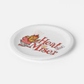 サンタクロースのない年™ |熱検知器 ペーパープレート (アングル)