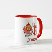 サンタクロースのない年™ |熱検知器 マグカップ (正面右)