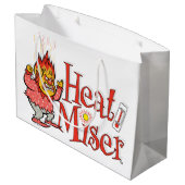 サンタクロースのない年™ |熱検知器 ラージペーパーバッグ (裏面アングル)