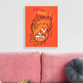 サンタクロースのない年™ |熱間 キャンバスプリント (インサイチュ (リビング))