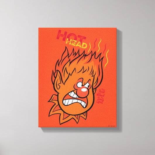 サンタクロースのない年™ |熱間 キャンバスプリント (正面)