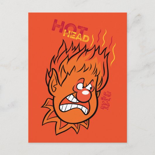 サンタクロースのない年™ |熱間 ポストカード (正面)